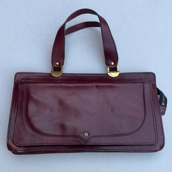 European Genuine Leather Burgundy Bag - Picture 2 of 6